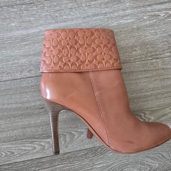 Coach - Mackenna CC Logo Ankle Boot - Picture 1 of 4